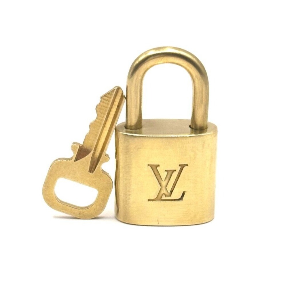 Louis Vuitton Padlock Made in France #304 brass lock and key